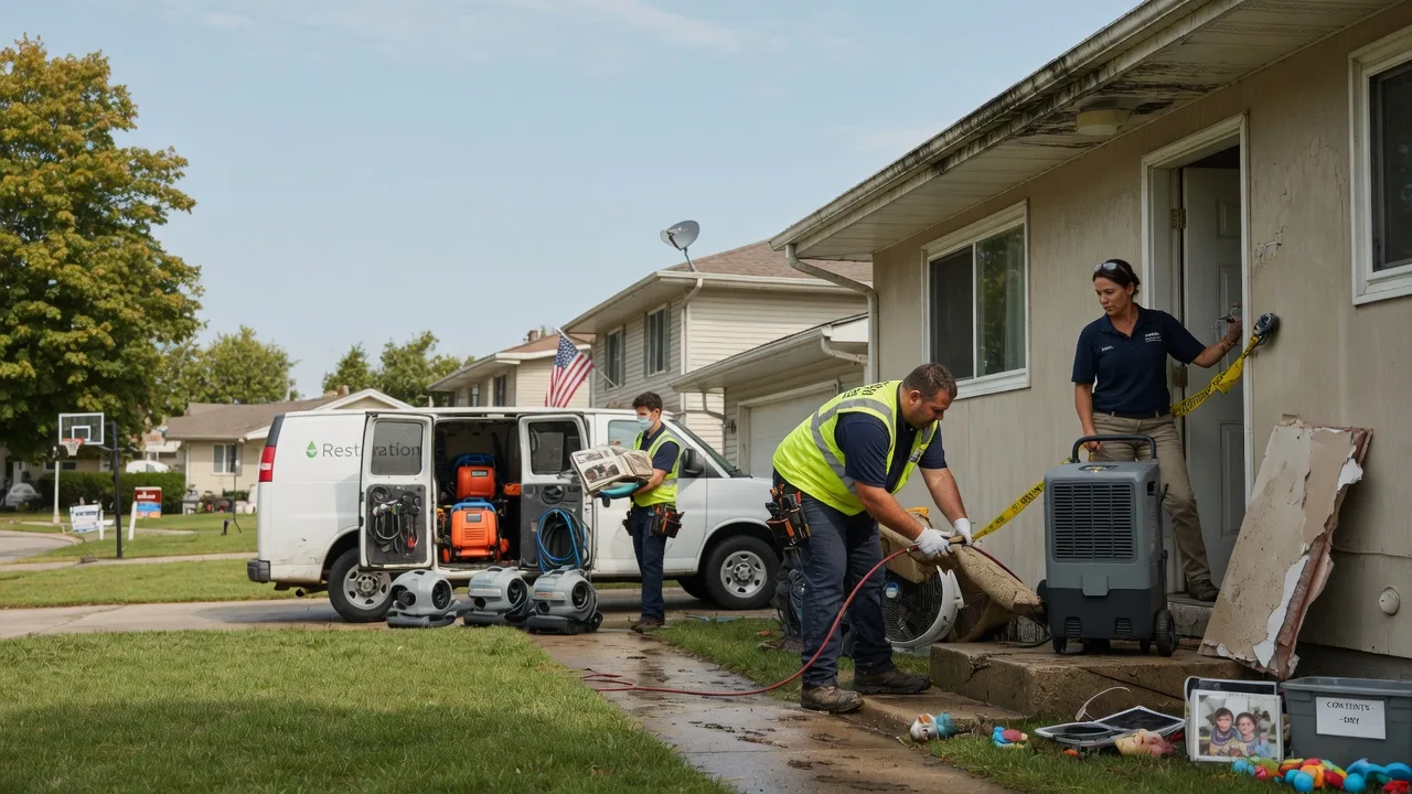 Water Damage Restoration in Liberty, IL near me